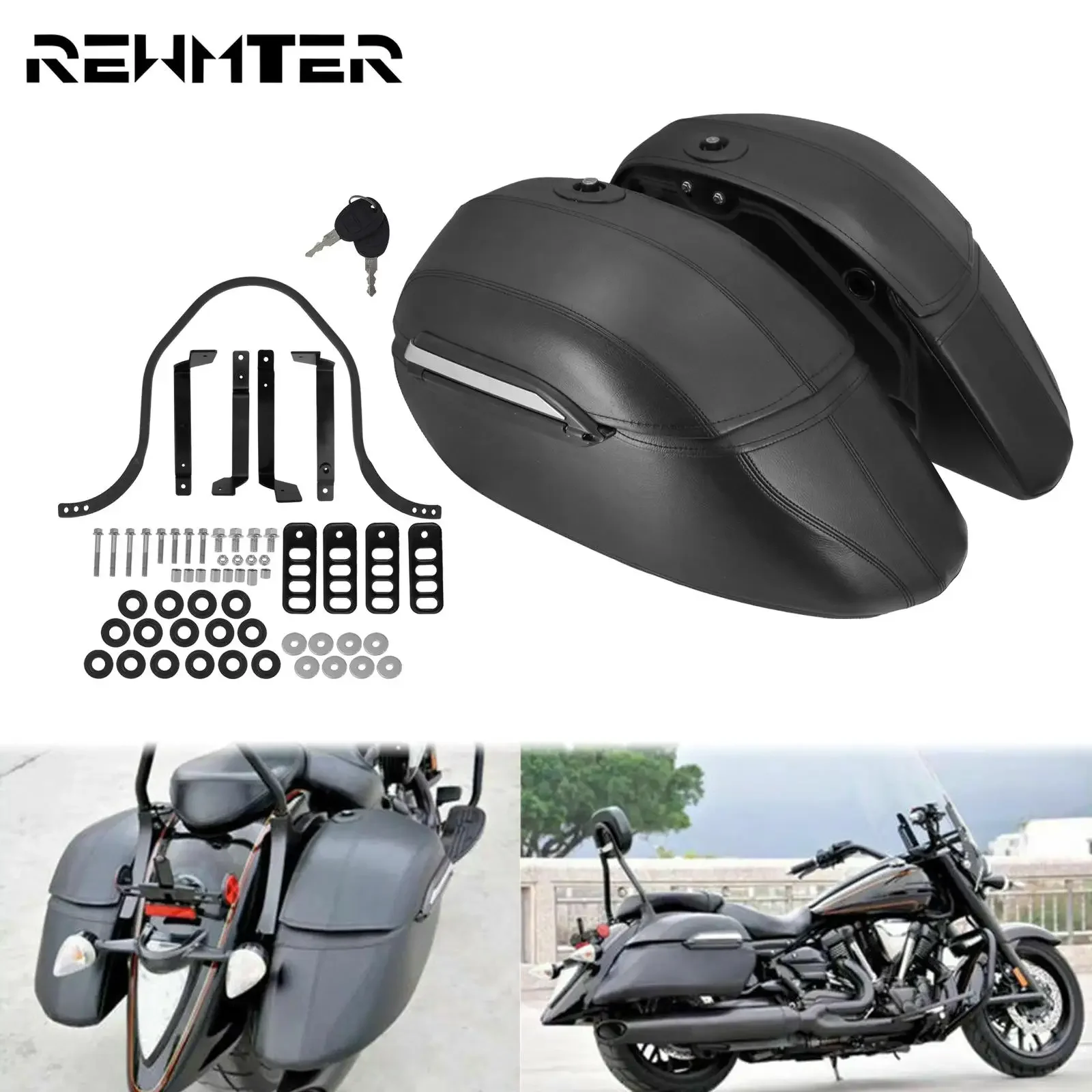 Motorcycle Gear Backpack - Xe Máy Cứng Túi Saddlebags Thân