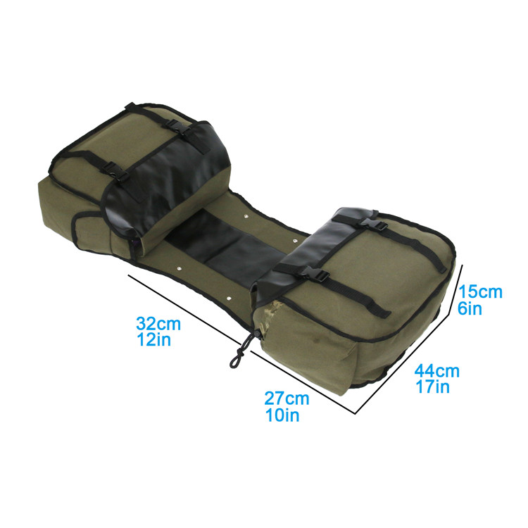Canvas Leather Rear Saddlebag  - đánh giá và giá Motorcycle Gear Backpack