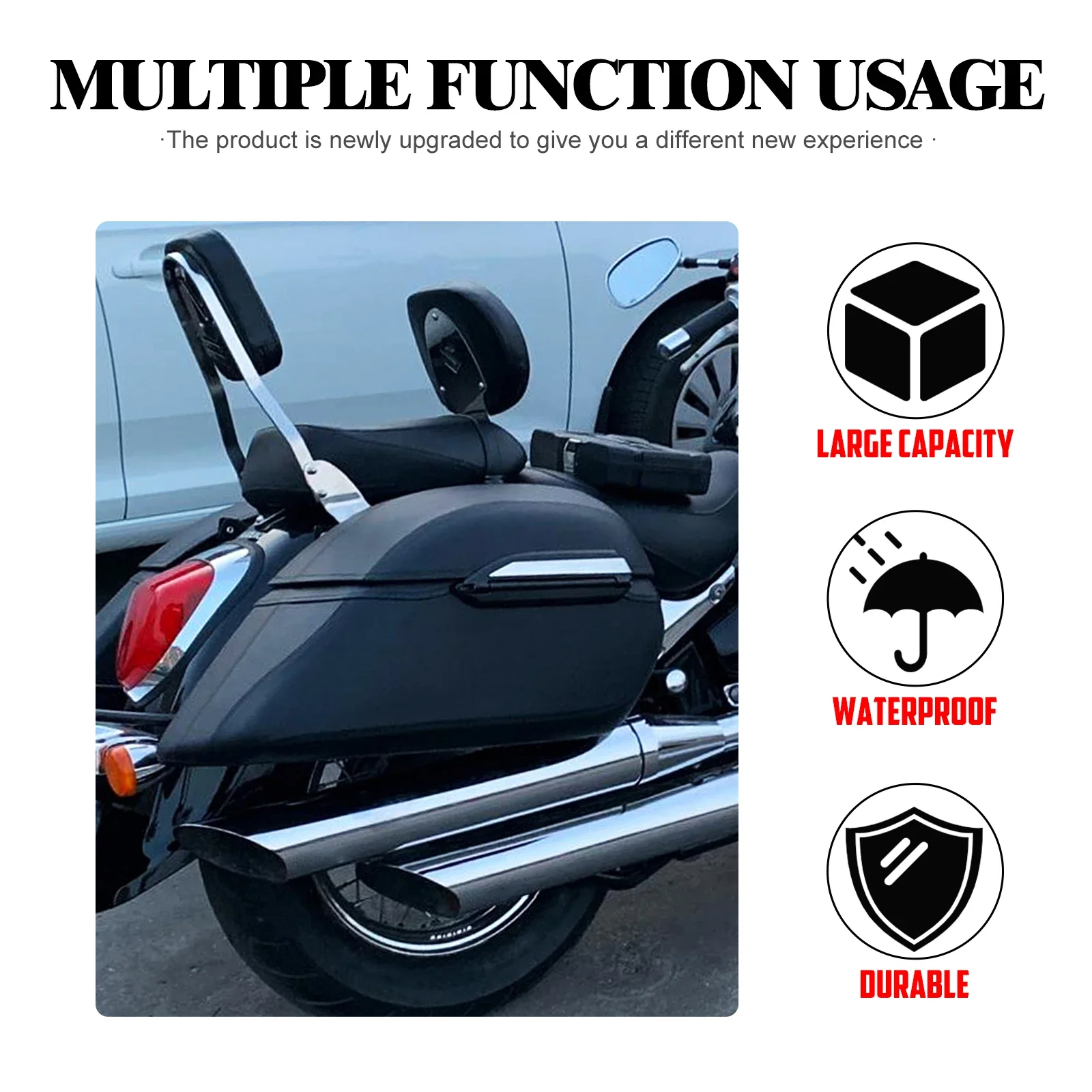 Xe Máy Cứng Túi Saddlebags Thâ - đánh giá và giá Motorcycle Gear Backpack
