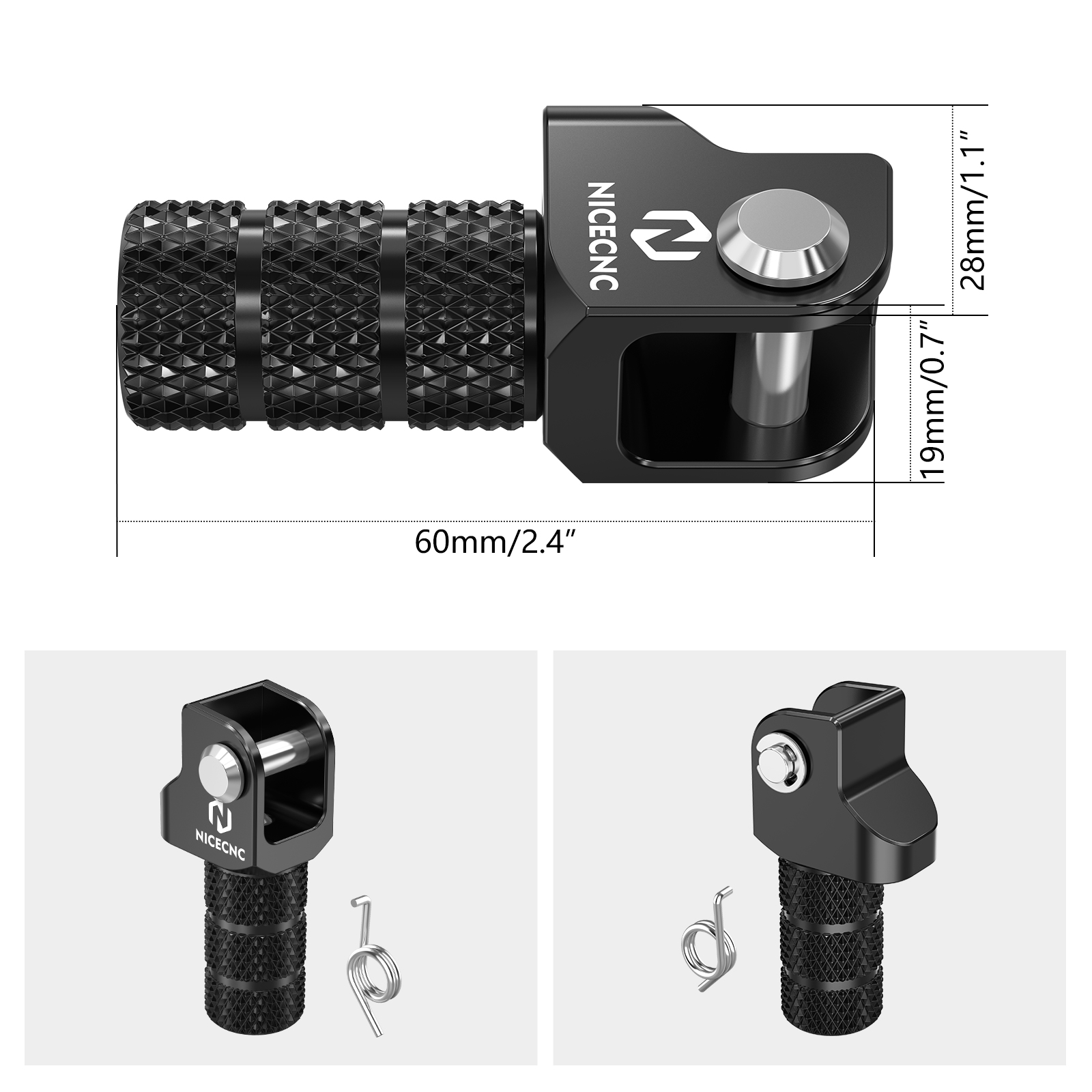 NICECNC Motorcycle Adjustable  - đánh giá và giá Motorcycle Gear Lever Extender